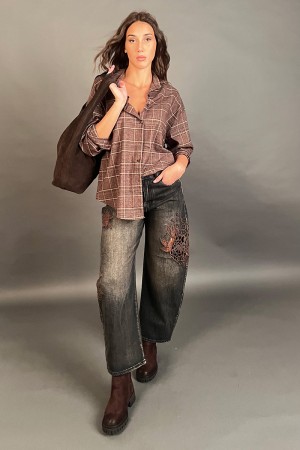 Camicia Moro con fantasia scozzese a quadri Camicia Moro con fantasia scozzese a quadri Camicia Moro con fantasia scozzese a ...