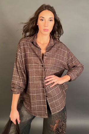 Camicia Moro con fantasia scozzese a quadri Camicia Moro con fantasia scozzese a quadri Camicia Moro con fantasia scozzese a ...