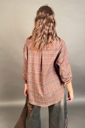 Camicia Moro con fantasia scozzese a quadri Camicia Moro con fantasia scozzese a quadri Camicia Moro con fantasia scozzese a ...
