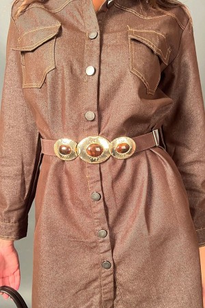Ceinture élastique de Milan avec une courroie de fermeture en forme d'œil Milan élastique avec une courroie de fermeture en form
