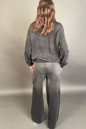 Wendy Sweatshirt mit Svaroski Ton auf Baumwollton Wendy-Sweatshirt mit Svaroski-Ton-Baumwoll-Ton-Sweatshirt Wendy mit Svaroski-T
