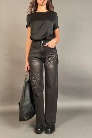Kelly Jeanshose mit Frontstones Kelly Jeanshose mit Frontstones Kelly Jeanshose mit Frontsteinen