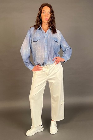 Camisa de amapola en Gradiente de fantasía abstracta con svaroski camisa de amapola en fantasía abstracta vieja con svaroski ama