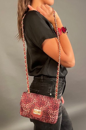 Borsa Berry con fantasia animalier  Borsa Berry con fantasia animalier  Borsa Berry con fantasia animalier