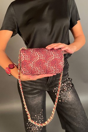 Borsa Berry con fantasia animalier  Borsa Berry con fantasia animalier  Borsa Berry con fantasia animalier