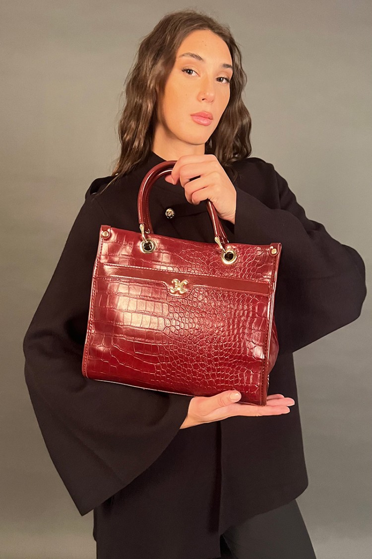 Véritable sac éco-cuir avec deux poignées comme Serpentine Faux Sac en cuir avec deux poignées Sac Serpentine similaire... 