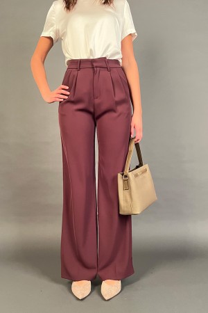 Palais glamour Palais Palais Couleur Solid Palais de motif glamour Couleur Solid Couleur Pantalon de glamour Palais... 
