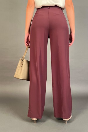 Pantalone Glamour modello palazzo tinta unita Pantalone Glamour modello palazzo tinta unita Pantalone Glamour modello palazzo...