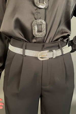 Strassgürtel mit Strass-Gürtelschnalle mit Strass-Gürtelschnalle mit Schnalle