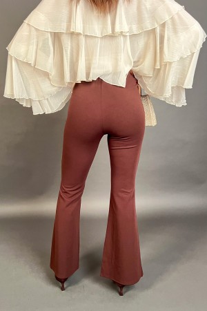 High-taillierte Ideehose mit Beinpfotenhochtohrhosen-Hose mit Paw-Beinhose-Idee-hohe Taille mit Gamb ... \ t...