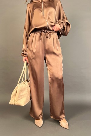 Coordinated Jenny Bomber with Zip and Pantalies at Palazzo Coordinated Jenny Bomber with Zip and Trousers At Palazzo Coordinated