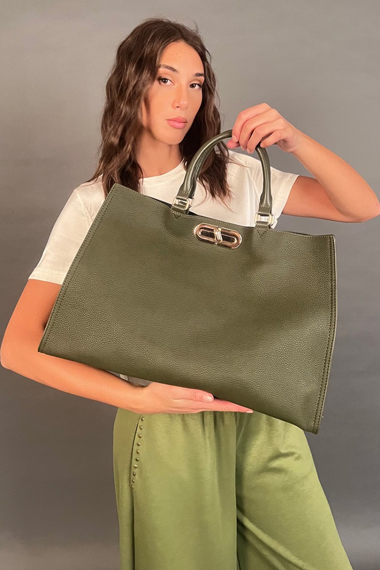 Borsa Violetta simil shopper con 2 manici  Borsa Violetta simil shopper con 2 manici  Borsa Violetta simil shopper con 2 manici
