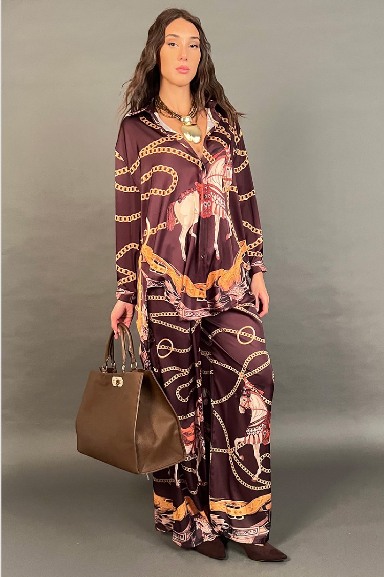 Coordinated Astral Shirt and Trousers with Baroque Fantasy Coordinated Astral Shirt And Trousers With Baroque Fantasy Coord... 