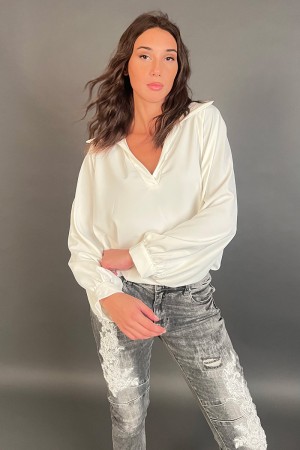 Blusa Amiri V-neck shirt Soft blouse Amiri V-neck shirt soft blouse Amiri Soft V-neck shirt