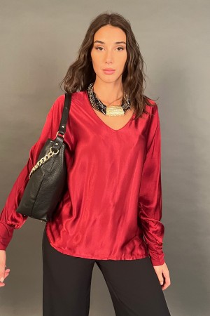 Maglia Verset con maniche ampie in viscosa Maglia Verset con maniche ampie in viscosa Maglia Verset con maniche ampie in viscosa