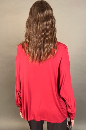 Maglia Verset con maniche ampie in viscosa Maglia Verset con maniche ampie in viscosa Maglia Verset con maniche ampie in viscosa