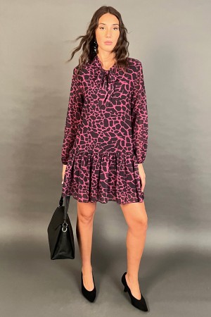 Short dress shining with leopard fantasy and final leap short shiny dress with leopard fantasy and final leap dress c... 