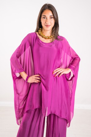 Amara Coordinated Margot Mixed Solid Solid and Viscose Soft Fucking Amara Koordinierte margot feste solide Seide und ...