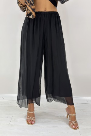 Koordinierte Nadira-Bluse und Hose mit Animalier-Fantasie