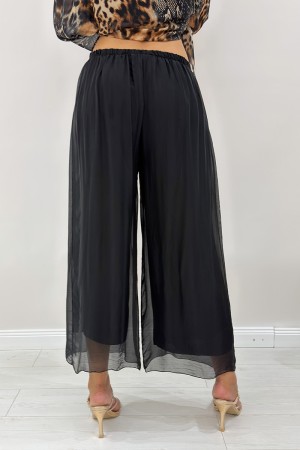 Koordinierte Nadira-Bluse und Hose mit Animalier-Fantasie