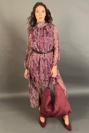 Clobe long suited dress with chemisier fantasy 