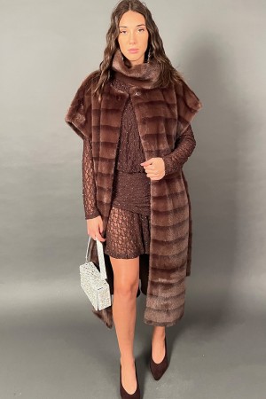 Essence Ecopel Gilet avec coupe évasée