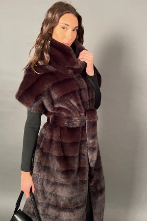 Essence Ecopel Gilet avec coupe évasée