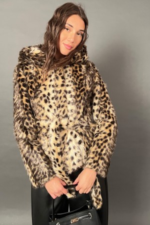 Ecopel Fanta Fantasy Animalier Short Model with Removable Belt