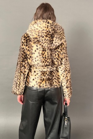 Ecopel Fanta Fantasy Animalier Short Model with Removable Belt