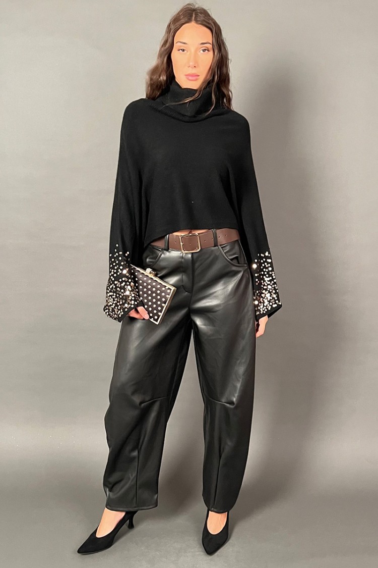 Pantalone Maila in ecopelle  Pantalone Maila in ecopelle  Pantalone Maila in ecopelle