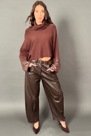 Pantalone Maila in ecopelle