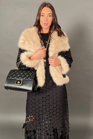 Giacca Missy in ecopelle reversibile ecopelliccia morbida  Giacca Missy in ecopelle reversibile ecopelliccia morbida  Giacca ...
