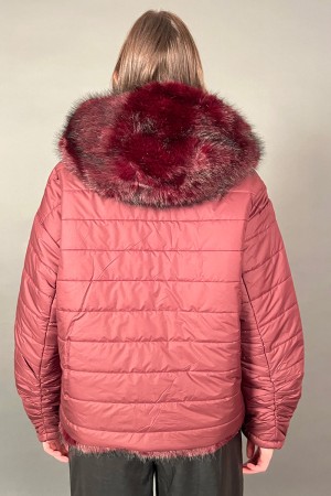 Ecopel Demeter Mélanger une veste réversible Couleur unie