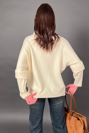 Maglia Palma con ricamo paillettes  Maglia Palma con ricamo paillettes  Maglia Palma con ricamo paillettes