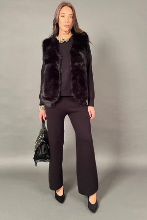 Odette coordonnée composée de pantalons et de pulls sans manches