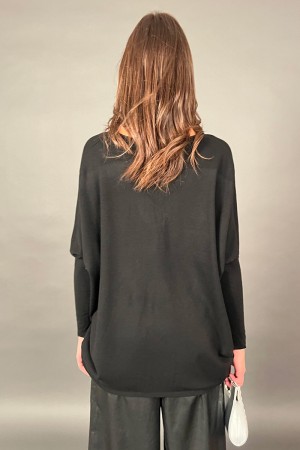 Maglia Lover con cuori di perline e pelliccia Maglia Lover con cuori di perline e pelliccia Maglia Lover con cuori di perline...