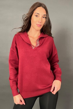 Francesca shirt with hood and rhinestone stones 