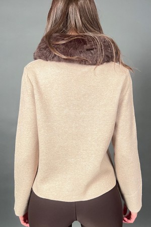Chemise Serena ou Cardigan avec col amovible Eco-Label