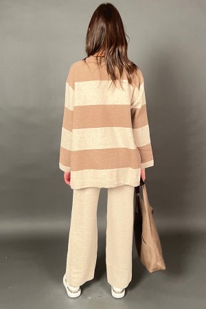 Coordinated Eleonora in striped knit