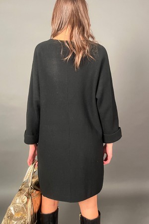 Abito corto People con tasche frontali e bottoni oro Abito corto People con tasche frontali e bottoni oro Abito corto People ...