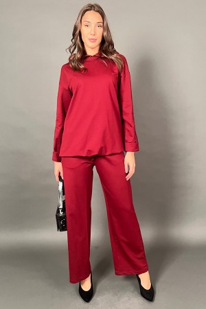 Milena-Sweatshirt mit Pants mit Pailletteneinsätzen koordiniert 