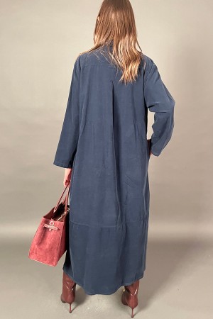 Herzkleid in Samtmodell Chemisierer mit Dekoration und kleinen Pailletten 