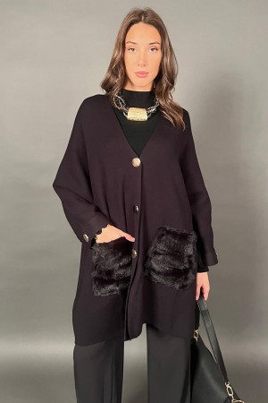 Cardigan Alessia avec poche Eco-faisceau