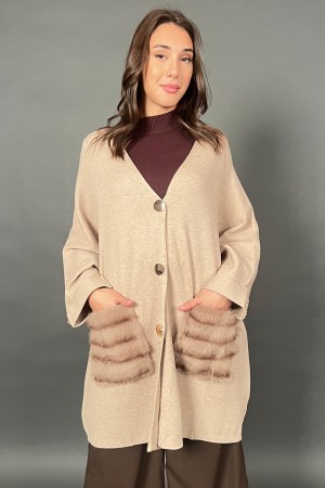 Cardigan Alessia avec poche Eco-faisceau
