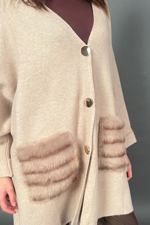 Cardigan Alessia with eco-beam pocket