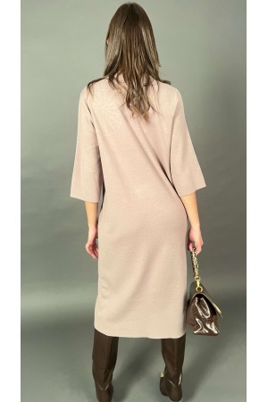 Vestido de girasol modelo largo con inserciones de lentejuelas