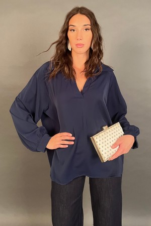 Bluse amiri weiches V-Ausschnitt-Shirt