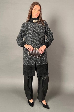 Noemi Cardigan in weichem Strick mit Juwelschloss 